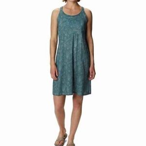 Teal Sleeveless Mini Dress